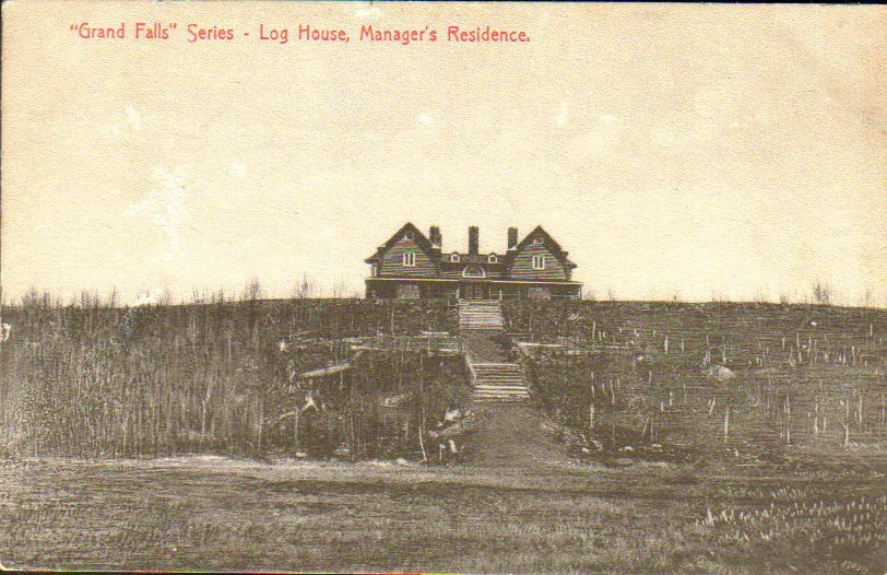 The Log House shortly after completion circa 1908. 